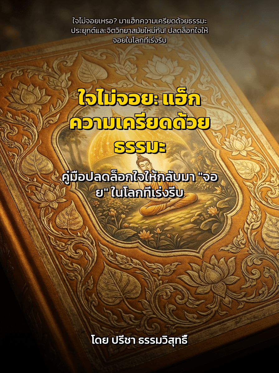 ใจไม่จอย: แฮ็กความเครียดด้วยธรรมะ